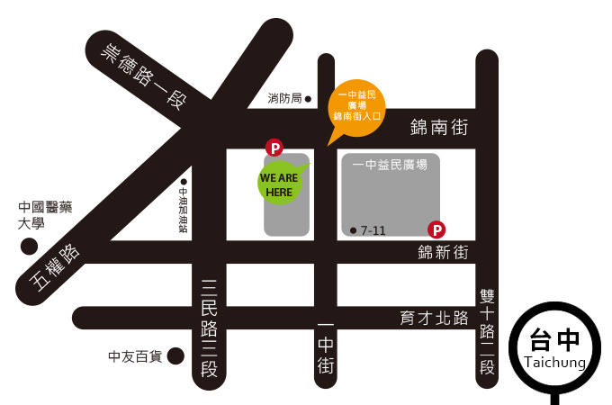 taichung map